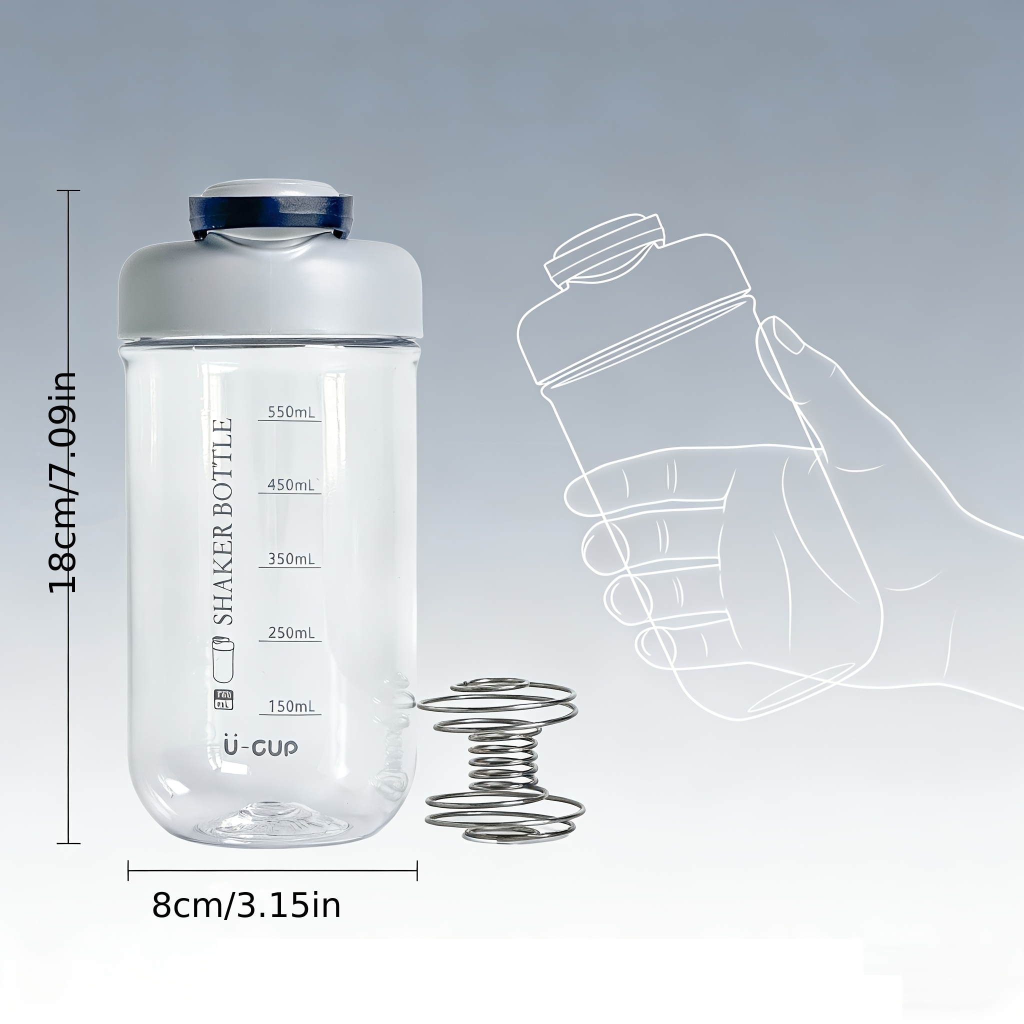 Portable Protein Powder Shaker - Aquatic Gym recension och pris