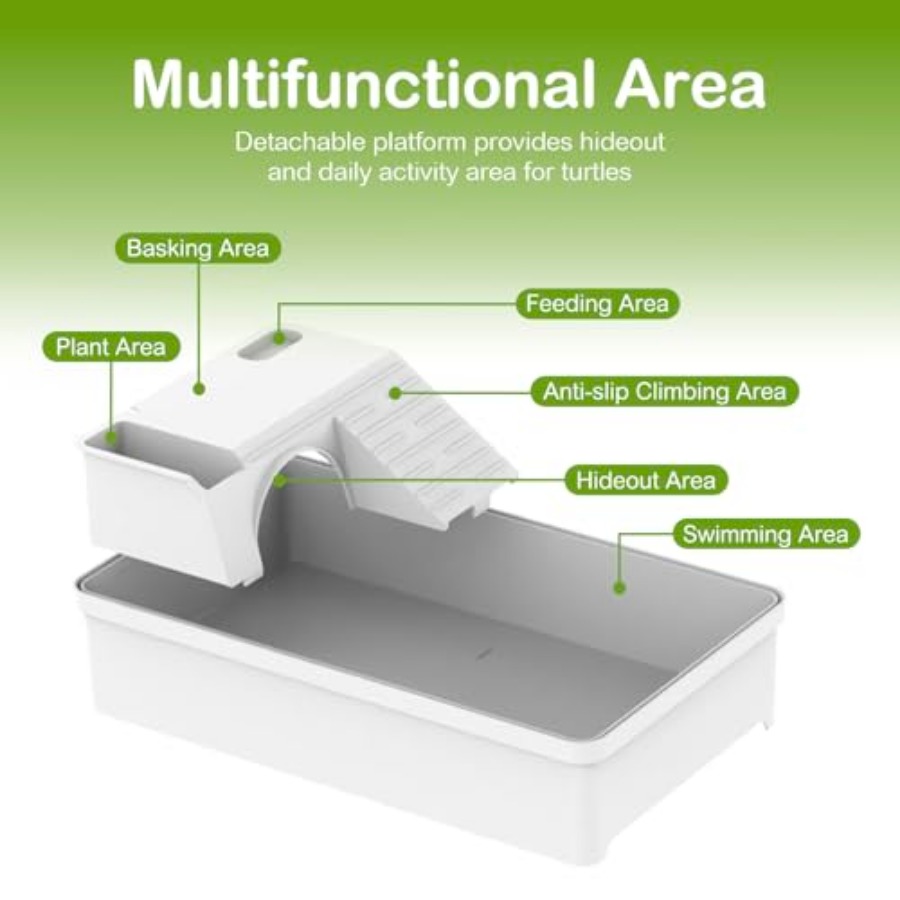 Turtle Tank Acrylic Habitat Ki - Aquatic Zone recension och pris