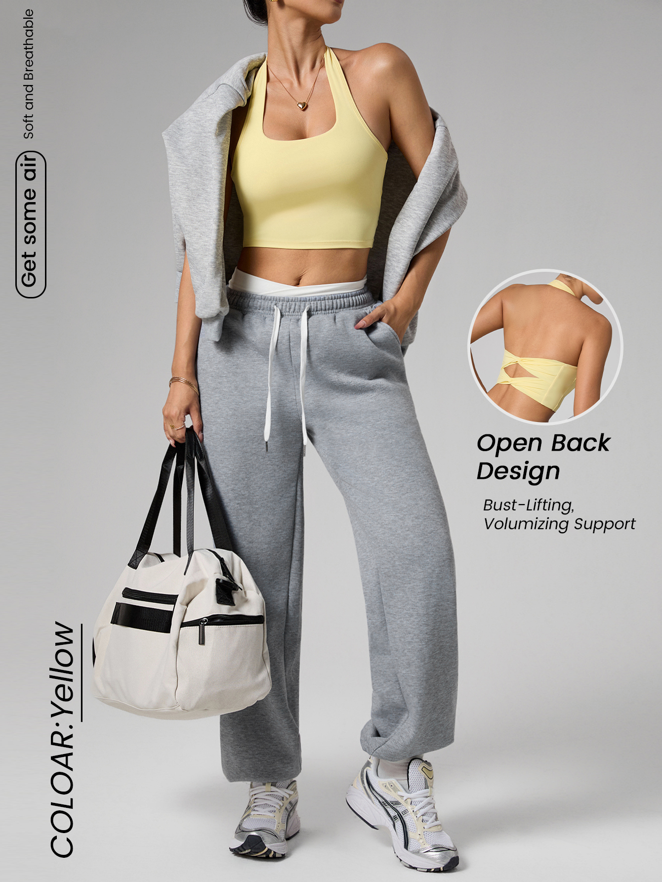 Women's Double Bowknot Halter  - Aquatic Gym recension och pris