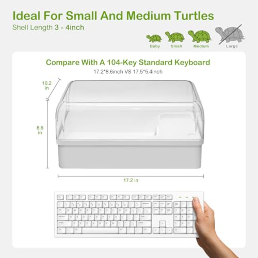 Turtle Tank Acrylic Habitat St - Aquatic Zone recension och pris